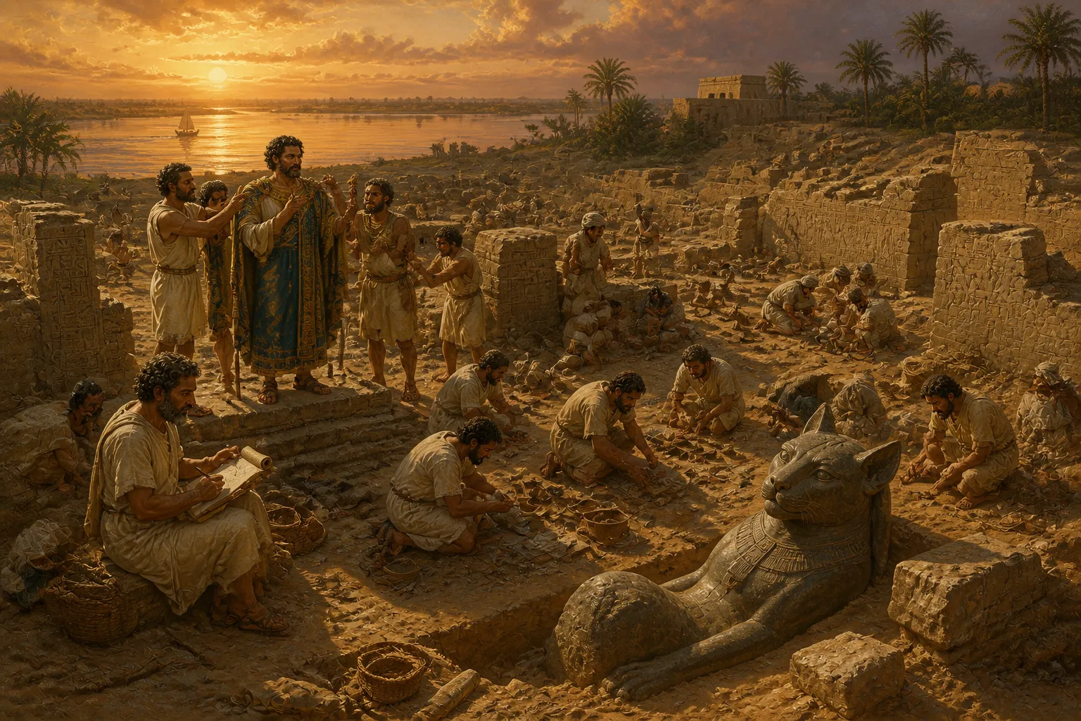 Aunque han pasado siglos, el legado de Bubastis perdura a través de las ruinas esparcidas por el Delta egipcio. El aire a menudo se llena con los suaves ecos de… Aunque han pasado siglos, el legado de Bubastis perdura a través de las ruinas esparcidas por el Delta egipcio. El aire a menudo se llena con los suaves ecos de…
