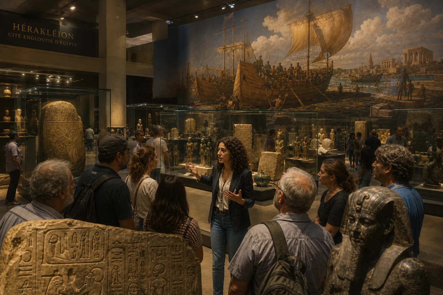 Lange nach dem ersten Auftauchen von Heracleion aus dem Sediment der Zeit bleibt seine Anziehungskraft in den lebendigen Chroniken bestehen, die es der modernen… Lange nach dem ersten Auftauchen von Heracleion aus dem Sediment der Zeit bleibt seine Anziehungskraft in den lebendigen Chroniken bestehen, die es der modernen…