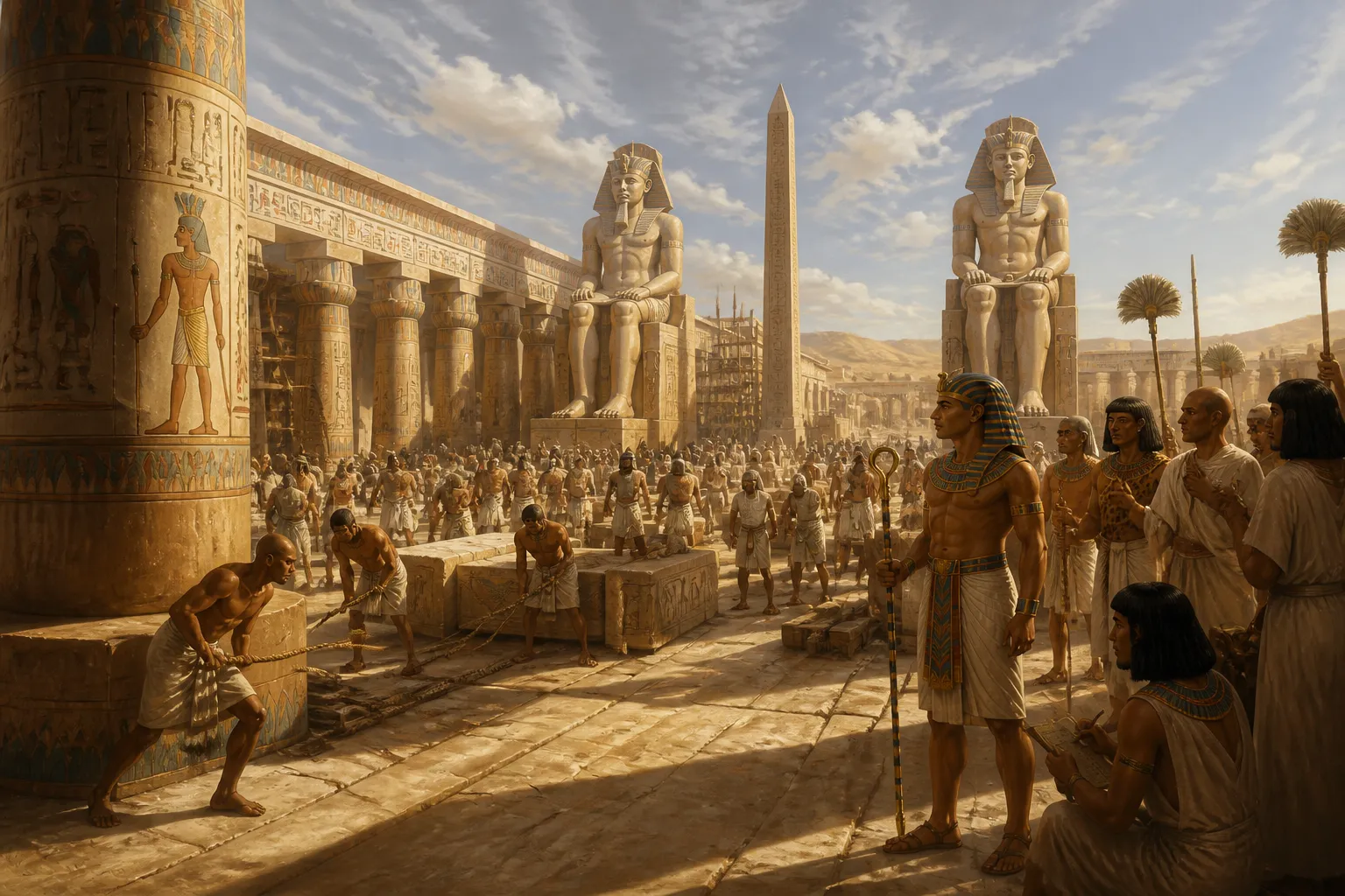 The Mortuary Temple of Amenhotep III once stood as a testament to the zenith of Egyptian influence and spirituality. Its vast courtyards and colossal halls… The Mortuary Temple of Amenhotep III once stood as a testament to the zenith of Egyptian influence and spirituality. Its vast courtyards and colossal halls…