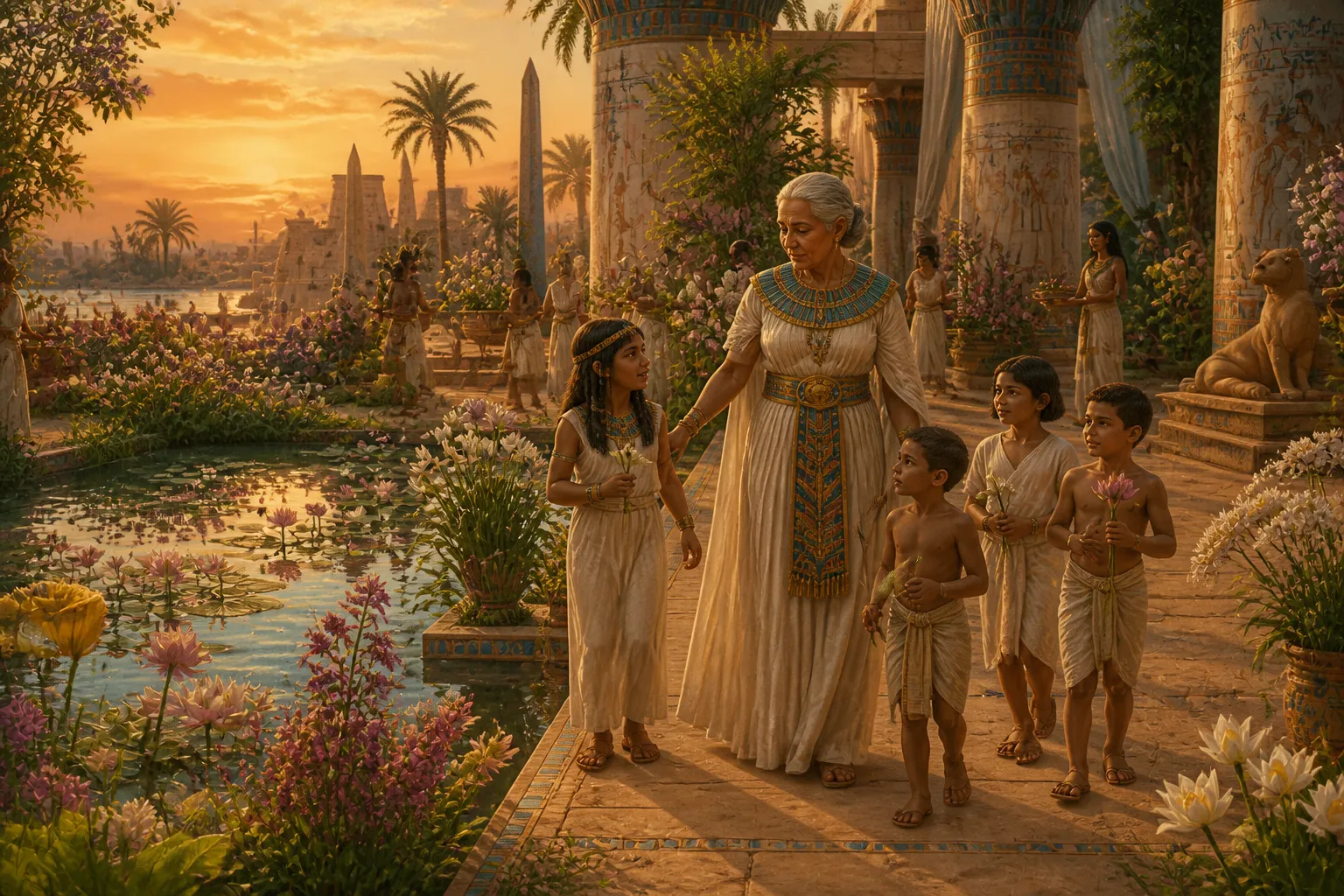 In the twilight of her life, Ahhotep I reflects on the legacy she will leave behind, a tapestry woven with courage and wisdom. In the twilight of her life, Ahhotep I reflects on the legacy she will leave behind, a tapestry woven with courage and wisdom.