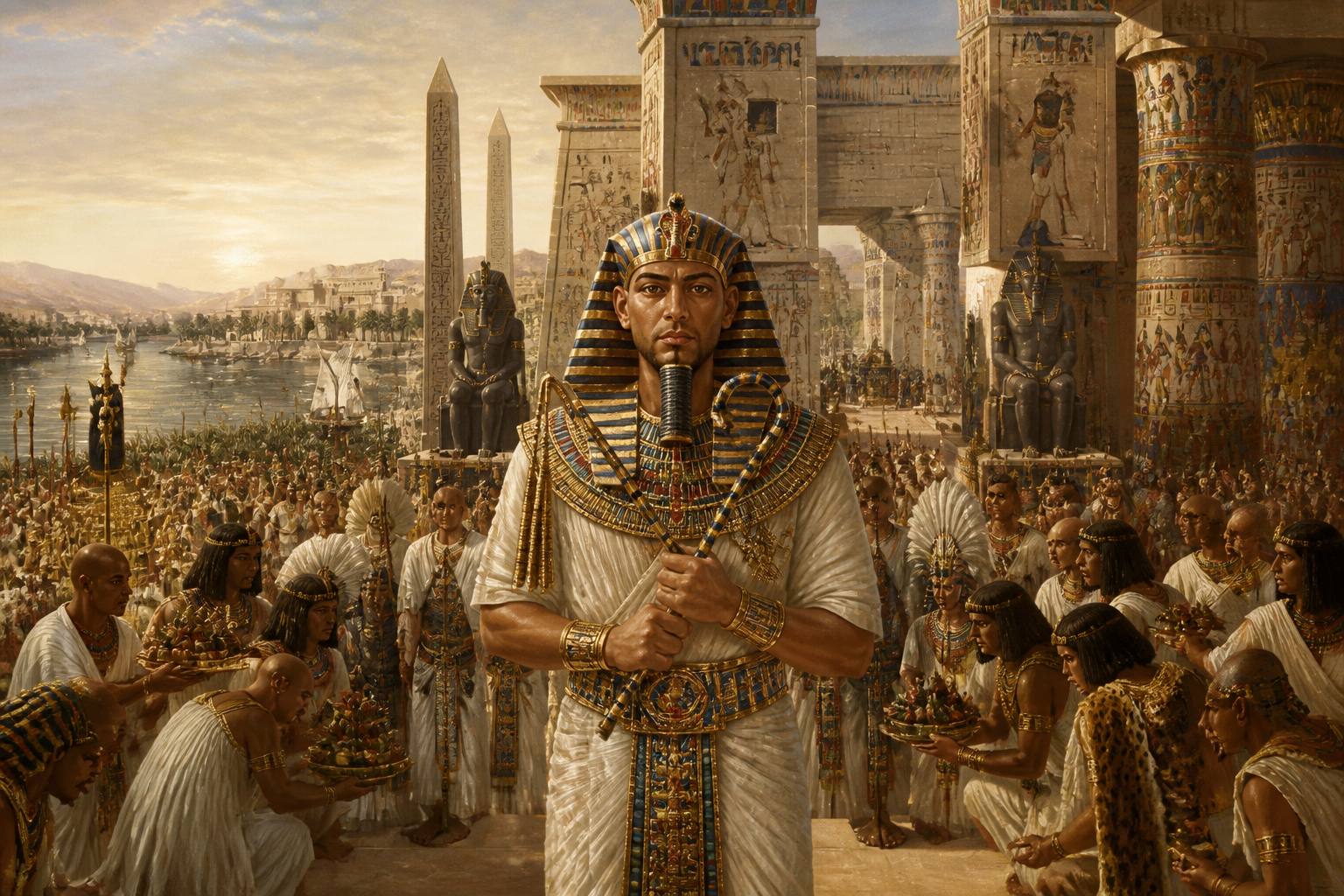 The Karnak Cachette — 책 표지 — Wonder Egypt