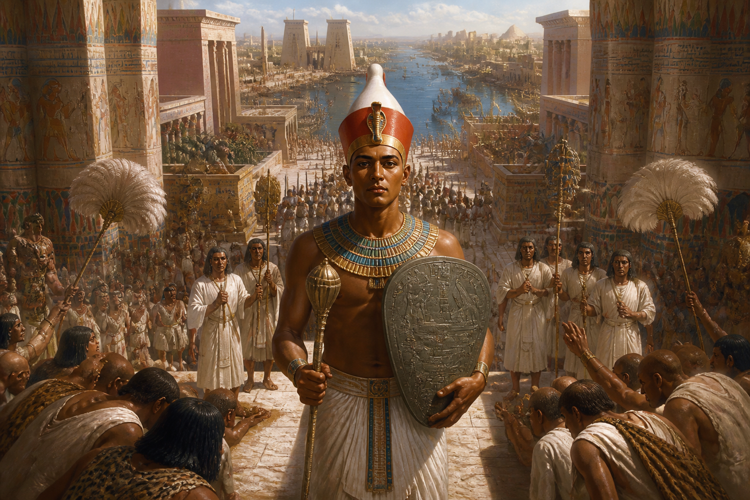 The Narmer Palette — book cover — Wonder Egypt