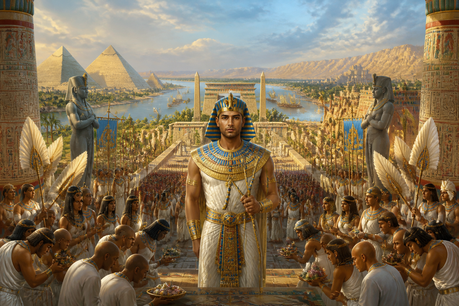 The Nile Year — غلاف الكتاب — Wonder Egypt