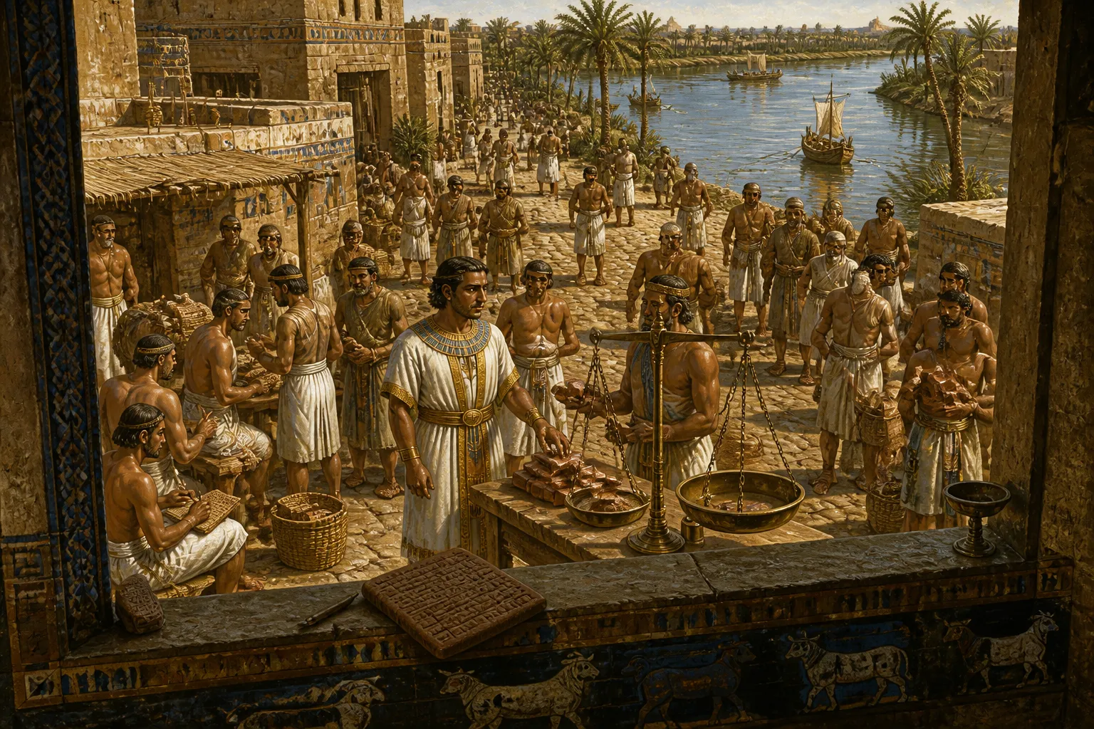 In the year c. 1750 BC, the bustling city of Ur, nestled between the Tigris and Euphrates, was a hub of trade and cultural exchange. In the year c. 1750 BC, the bustling city of Ur, nestled between the Tigris and Euphrates, was a hub of trade and cultural exchange.