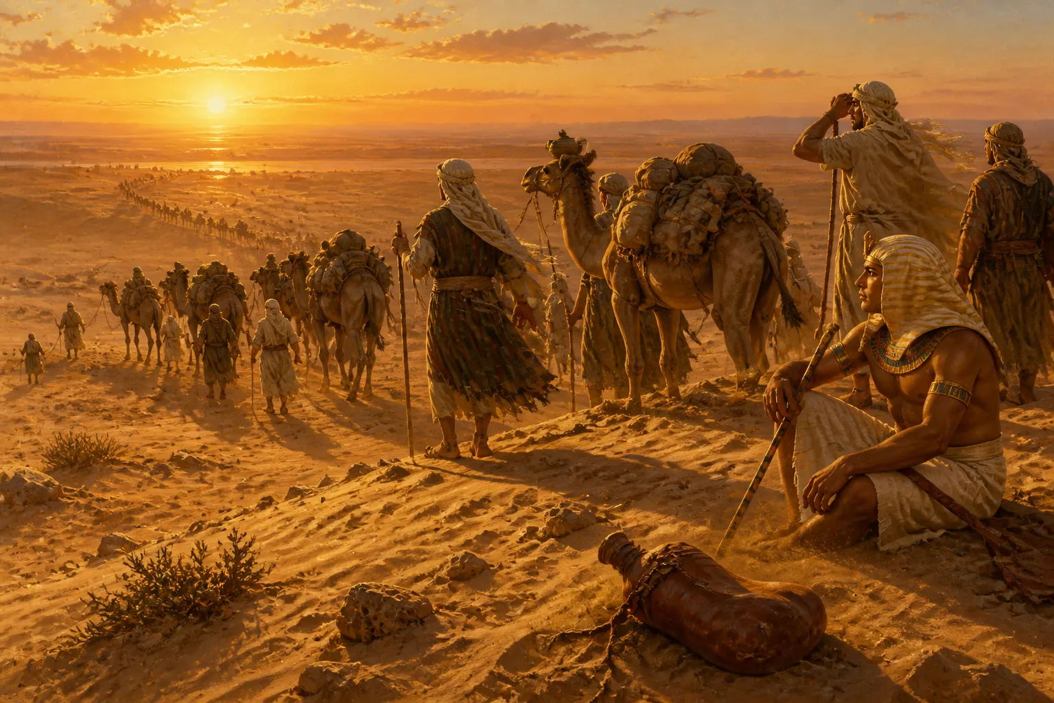 The life of a merchant trader in ancient Egypt was one of long and arduous journeys, filled with both adventure and peril. The life of a merchant trader in ancient Egypt was one of long and arduous journeys, filled with both adventure and peril.