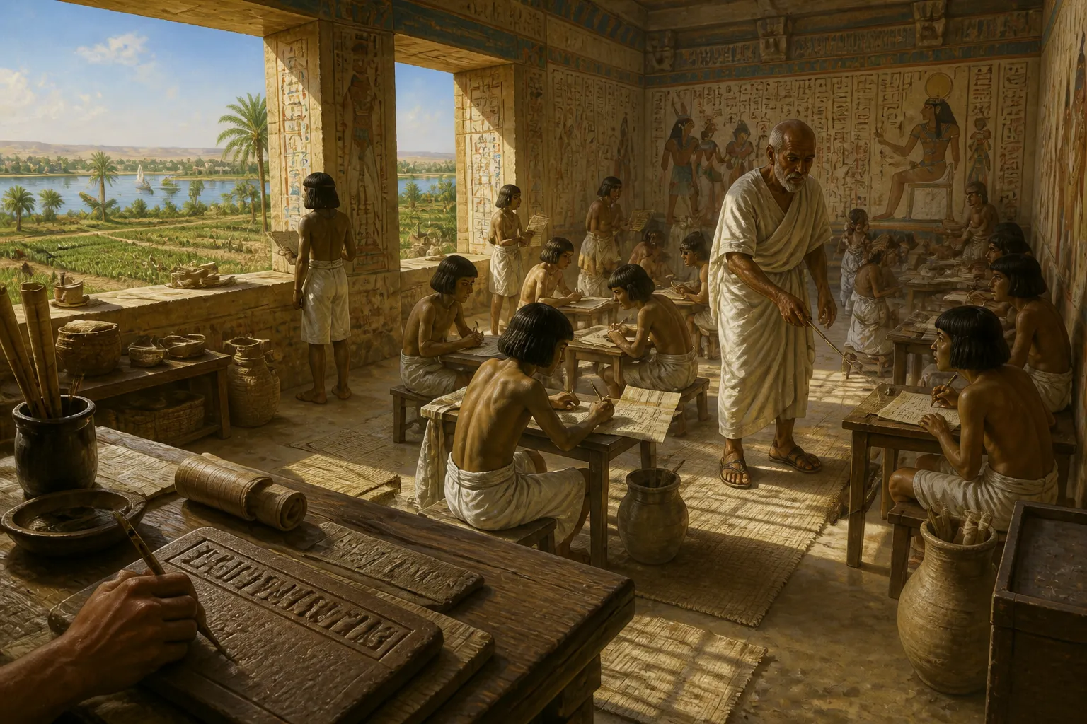 As Egypt's dynastic tides ebbed and flowed, Thoth's role as the divine scribe remained steadfast and unchallenged. Across Egypt, every scribe, from the grand… As Egypt's dynastic tides ebbed and flowed, Thoth's role as the divine scribe remained steadfast and unchallenged. Across Egypt, every scribe, from the grand…