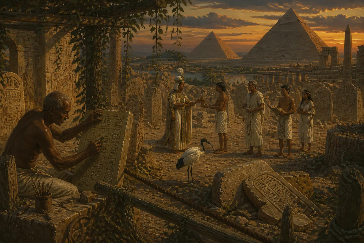 Even as the shifting sands of time wore away the ancient landscape, Thoth's enduring legacy remained deeply etched in the heart of Egypt. Even as the shifting sands of time wore away the ancient landscape, Thoth's enduring legacy remained deeply etched in the heart of Egypt.