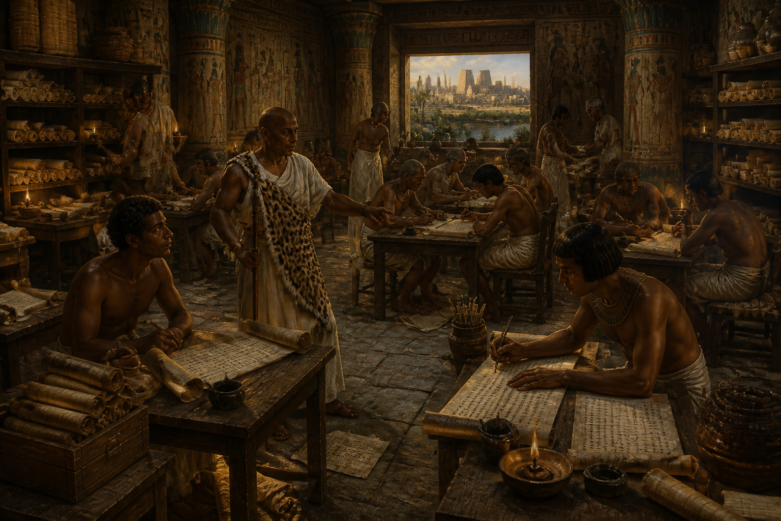 Beyond the grandeur of temples and the might of armies, Thutmose III understood the power of knowledge. His reign marked a flourishing of learning, with scribes… Beyond the grandeur of temples and the might of armies, Thutmose III understood the power of knowledge. His reign marked a flourishing of learning, with scribes…