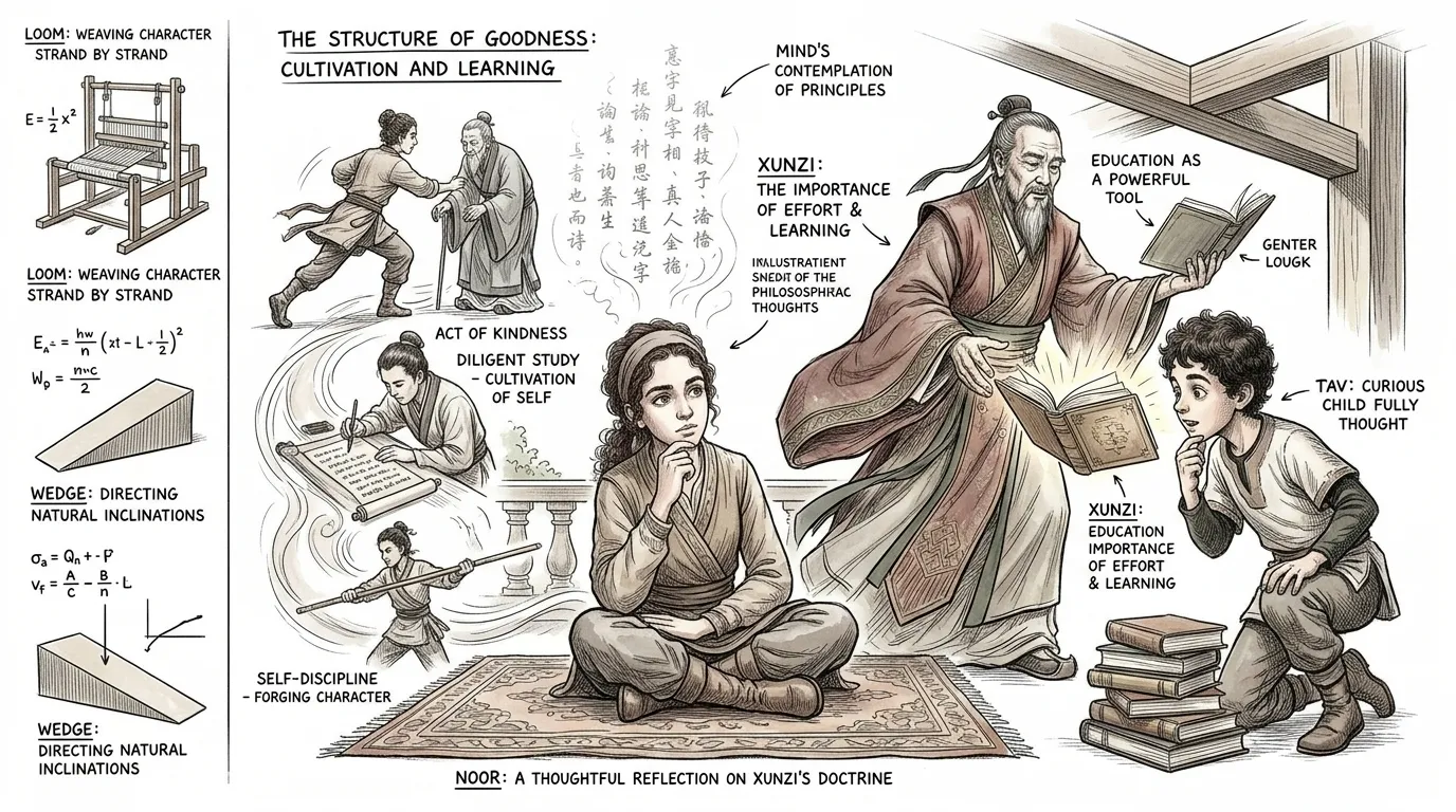 Xunzi — page 9 illustration — Wonder Philosophy Xunzi — page 9 illustration — Wonder Philosophy